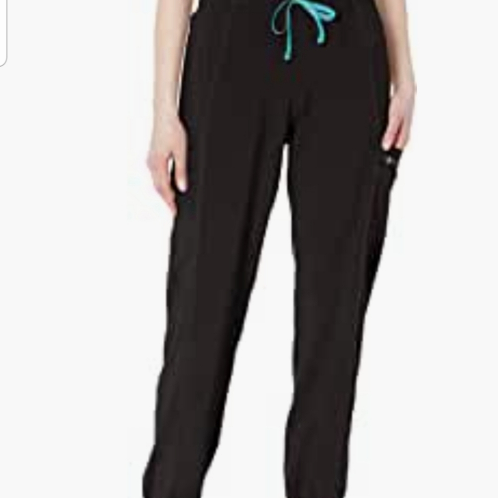 Carhartt Women's Force Modern Fit Jogger Scrub Pant, Black